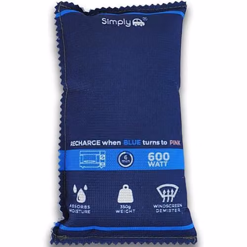 Simply Auto Reusable Car Dehumidifier, Blue, 350g – 2