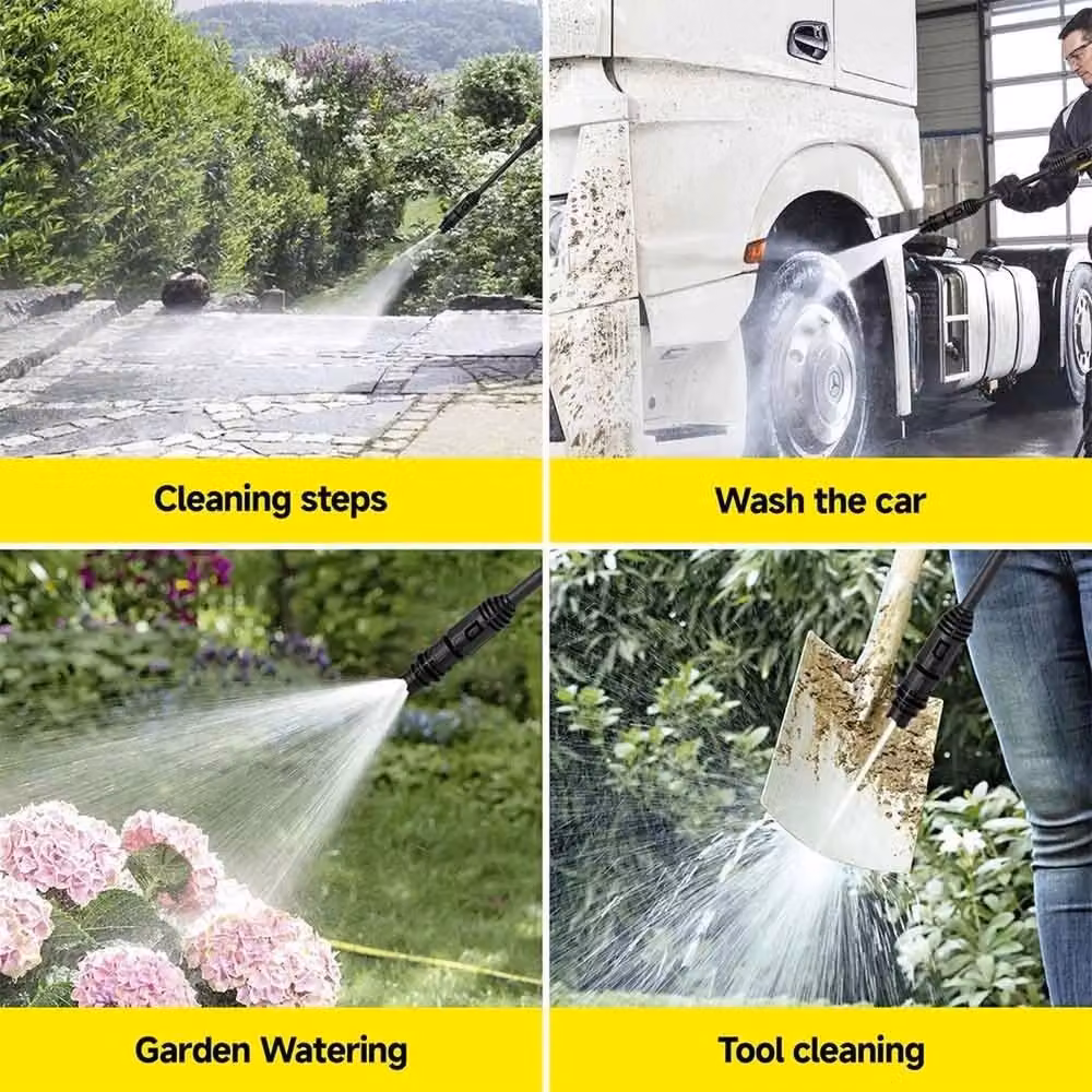 KORVIXA 1400W Electric High Pressure Washer in Yellow – 2