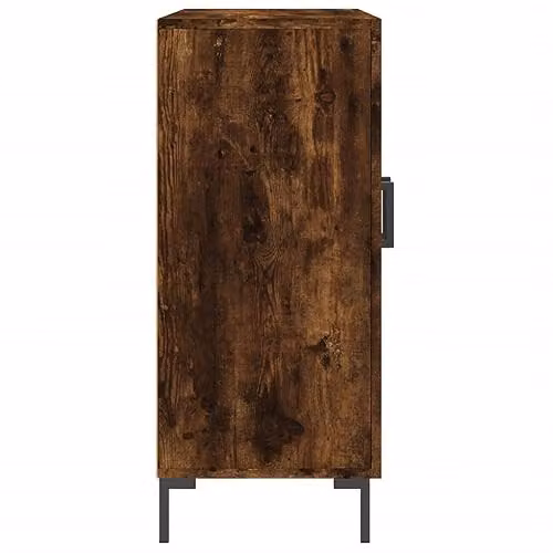 vidaXL Modern Sideboard in Brown Smoked Oak, W/D/H: 90 x 34 x 80 cm – 5