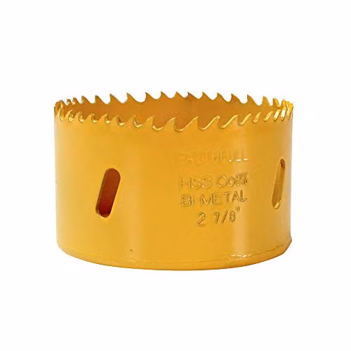 Faithfull Bi-Metal Cobalt Hole Saw in Yellow, 76mm – 1