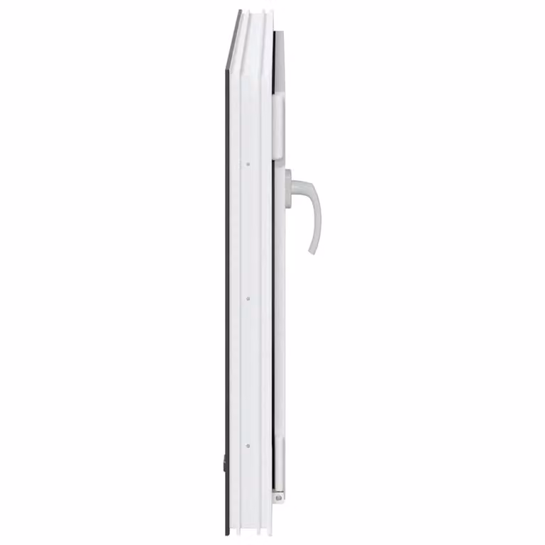 Berkfield Home RISOR Anthracite Plastic Basement Tilt and Turn Window, DIN Left, W: 80 cm, H: 60 cm