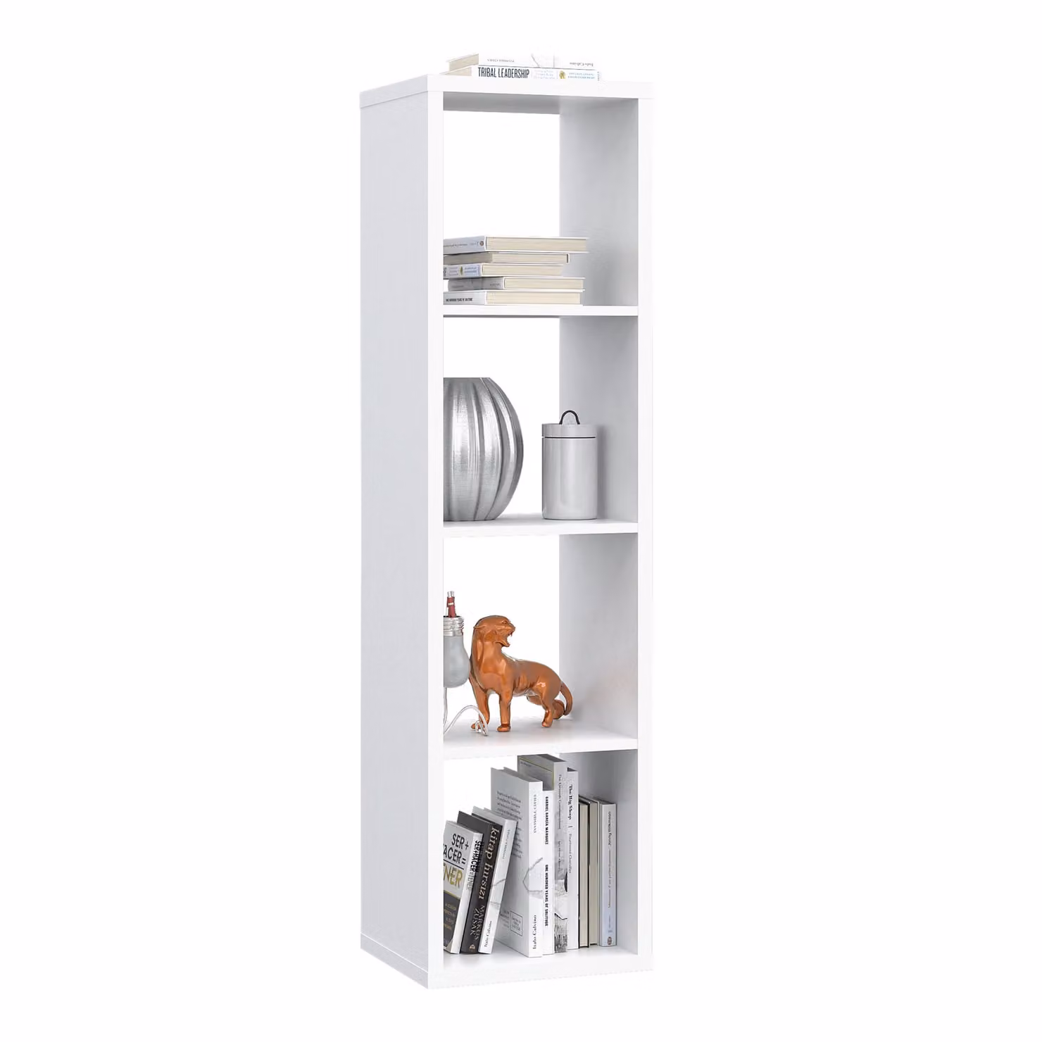 Furniture To Go Mauro 3 Shelf White Cube Storage Unit – 3