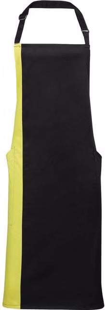 Premier Contrast Professionals Bib Apron, Pack of 2, Black