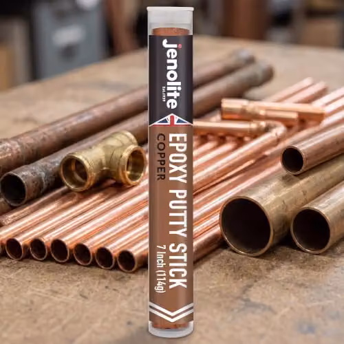 JENOLITE Epoxy Putty Repair Stick in Copper Brown, 112g – 5