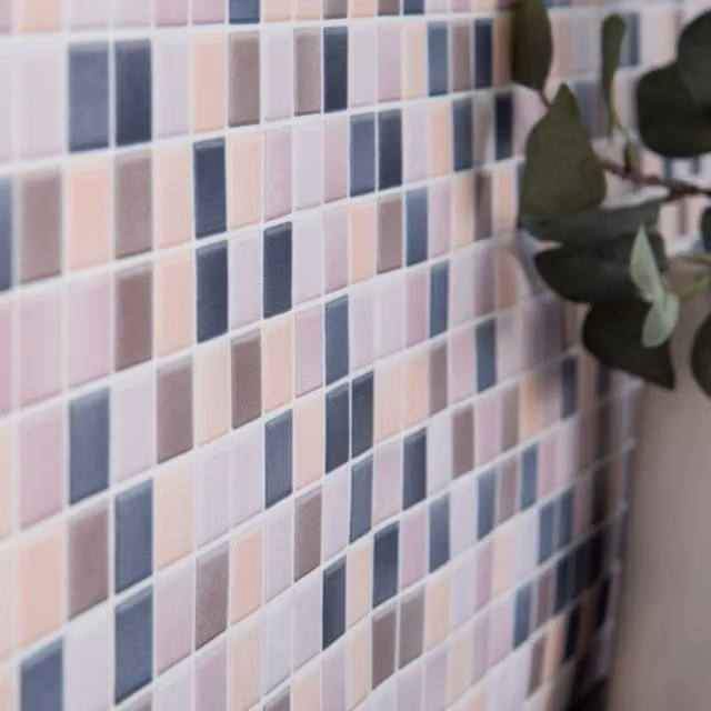 d-c-fix Carrara Mosaic Natural Premium 3D Splashback Tile Wallpaper, Multicolour