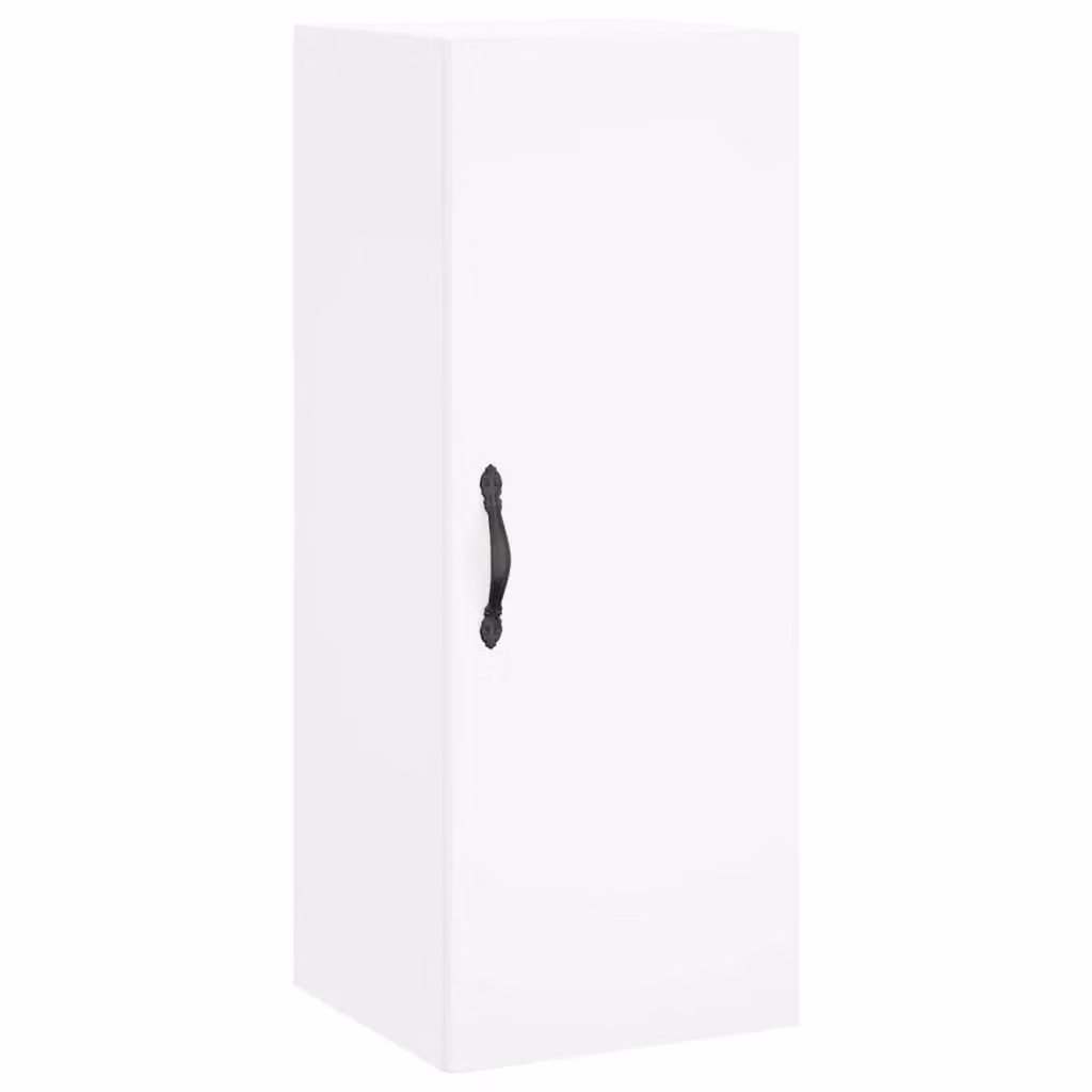 Berkfield Home Wall Mounted Cabinet in White, W/D/H: 34.5 x 34 x 90 cm – 2