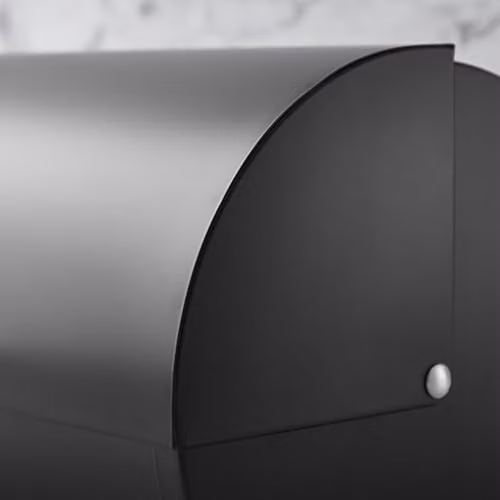 SWAN Serenity Black Bread Bin with Ventilation and Roll Top Lid (14 L) and Set of 3 Airtight Kitchen Storage Canisters (1.3 L) – 3