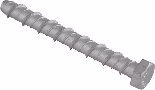 Forgefix Silver Lightning Bolt Hex Head M10 x 150mm Screw, Pack of 25