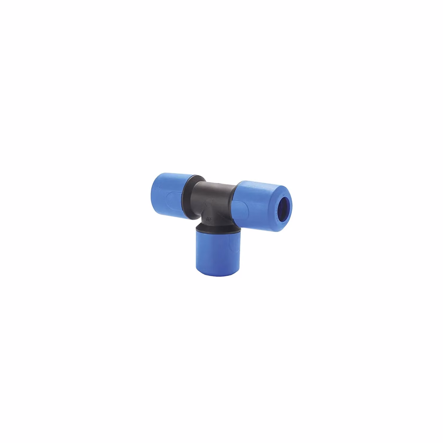 John Guest Stainless Steel Equal Tee in Blue and Black – 2