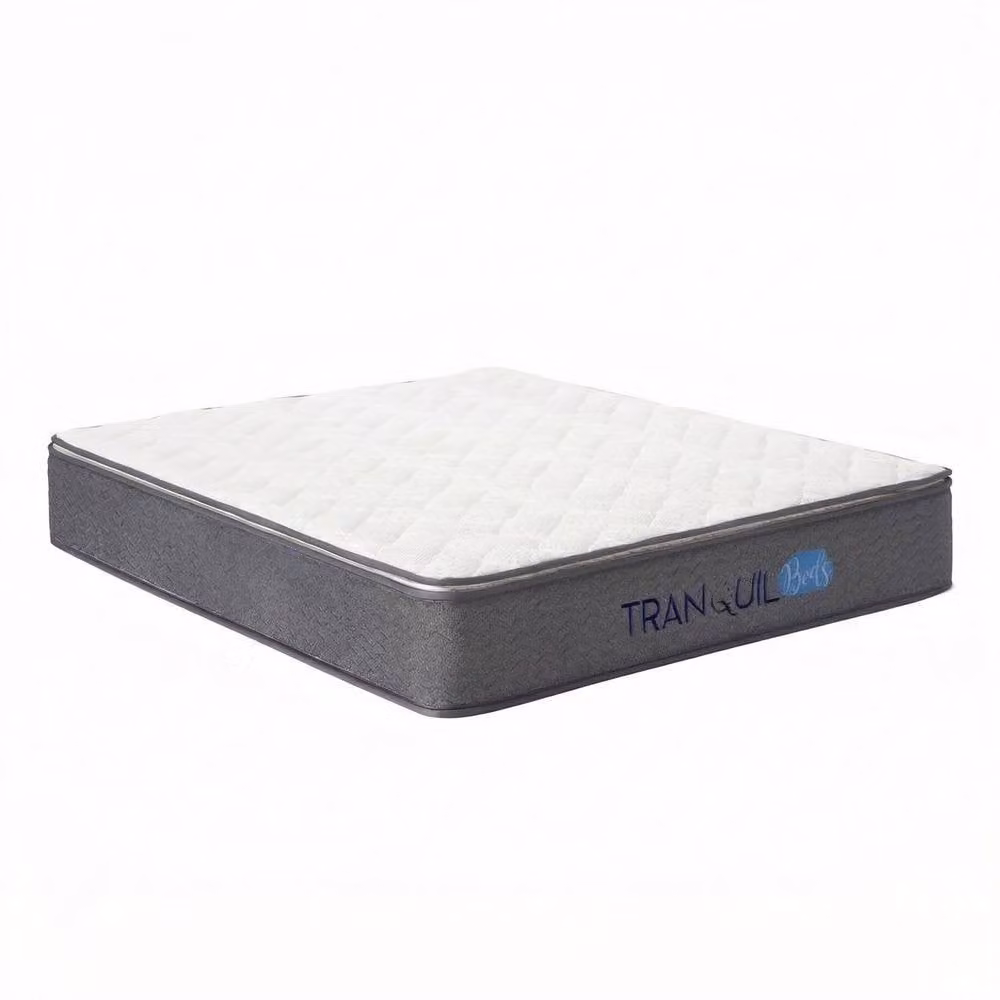 FWStyle Repose Pillow Top Pocket Sprung UK Double Mattress in White, W/D/H: 140 x 200 x 25 cm – 1