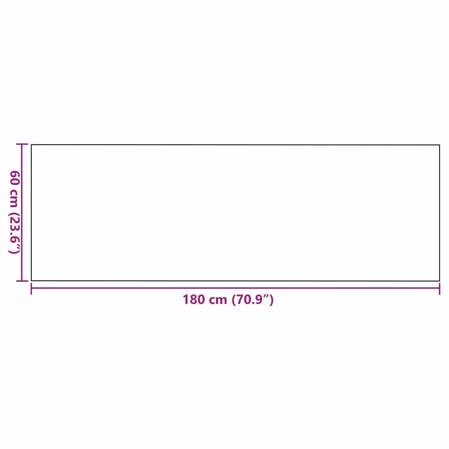 Berkfield Home Rectangular Anthracite Door Mat, W: 60 cm, L: 150 cm – 5