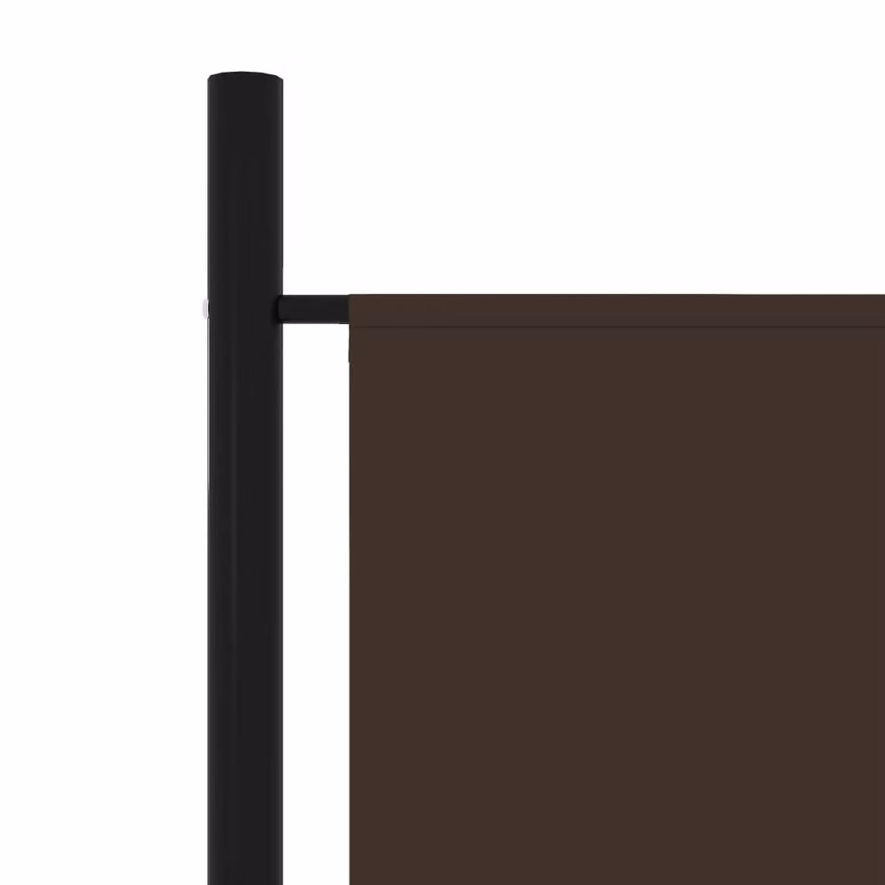 Berkfield Home Practical 4-Panel Room Divider, Brown, W: 200 cm, H: 180 cm – 2