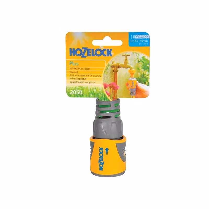 Hozelock 2050 Hose End Connector Plus 1/2 inch Orange Plastic Hose Tail – 2