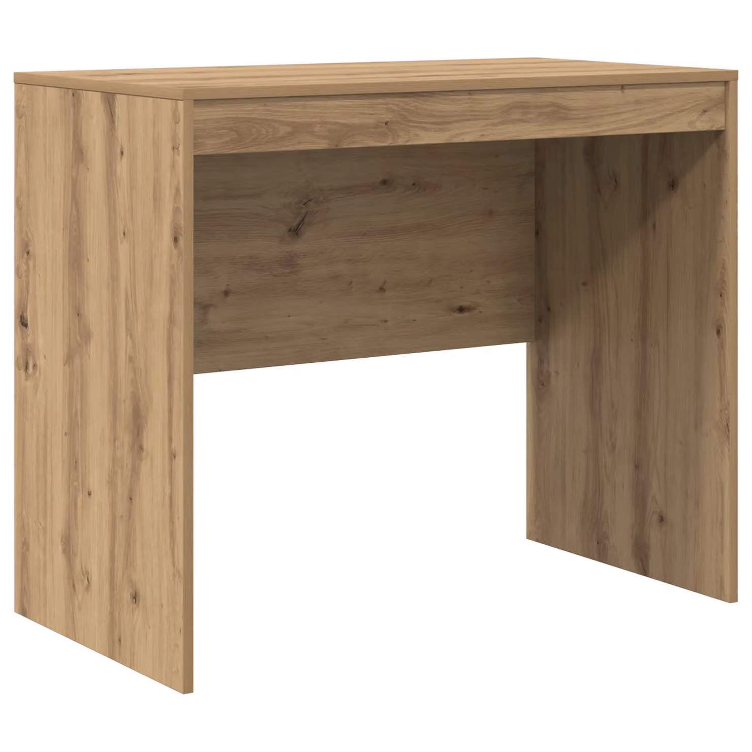 Berkfield Home Artisan Oak Writing Desk in Brown, W/D/H: 90 x 50 x 76 cm – 2