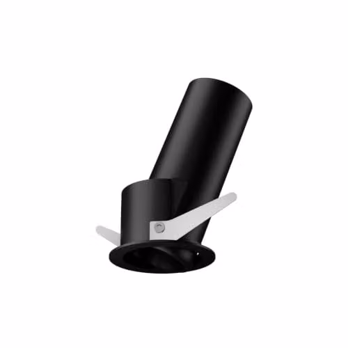 Netlighting Quark Adjustable LED Recessed Downlight in Black, 3000K Warm White
