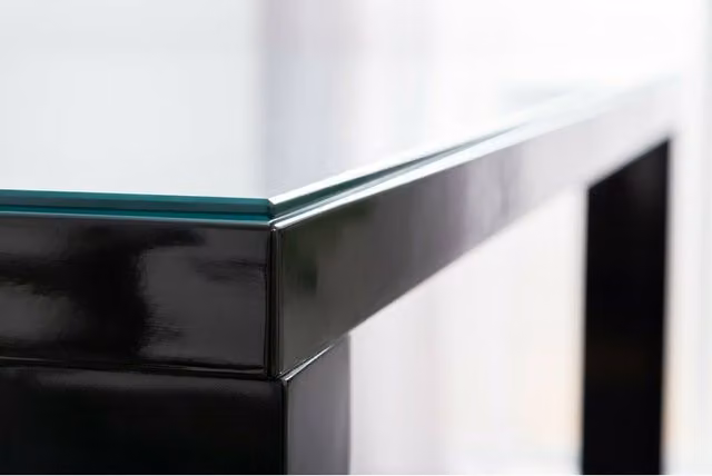FurnitureboxUK Clear Tempered Glass Dining Table Top Protector, Transparent, W: 150 cm, D: 80 cm