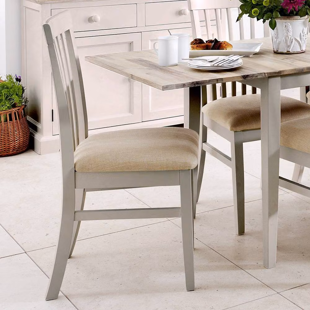Statement Furniture Florence Highback Upholstered Dining Chairs Set of 4 in Taupe, W45 x D53 x H94 cm – 2