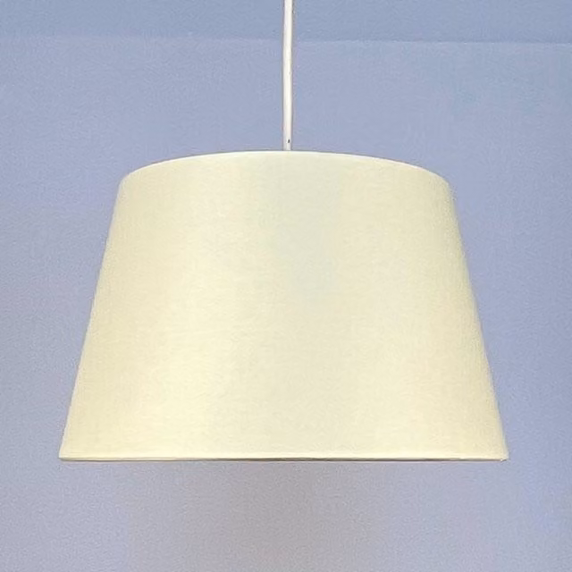 K LIVING Beige Tapered Drum Lampshade, Diameter: 25 cm, Height: 15.5 cm
