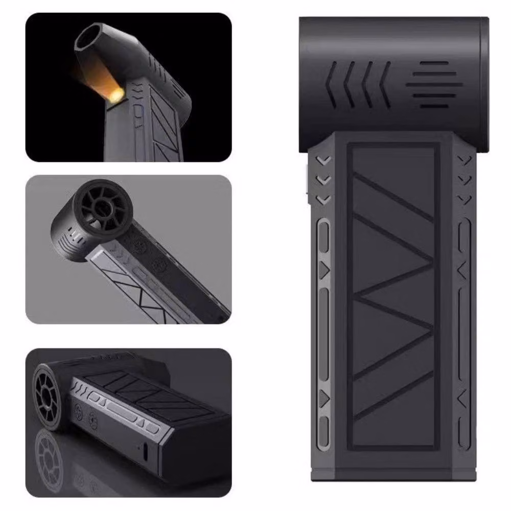 FLAVORA Portable Turbo Jet Mini Blower, 130000RPM, Black – 6