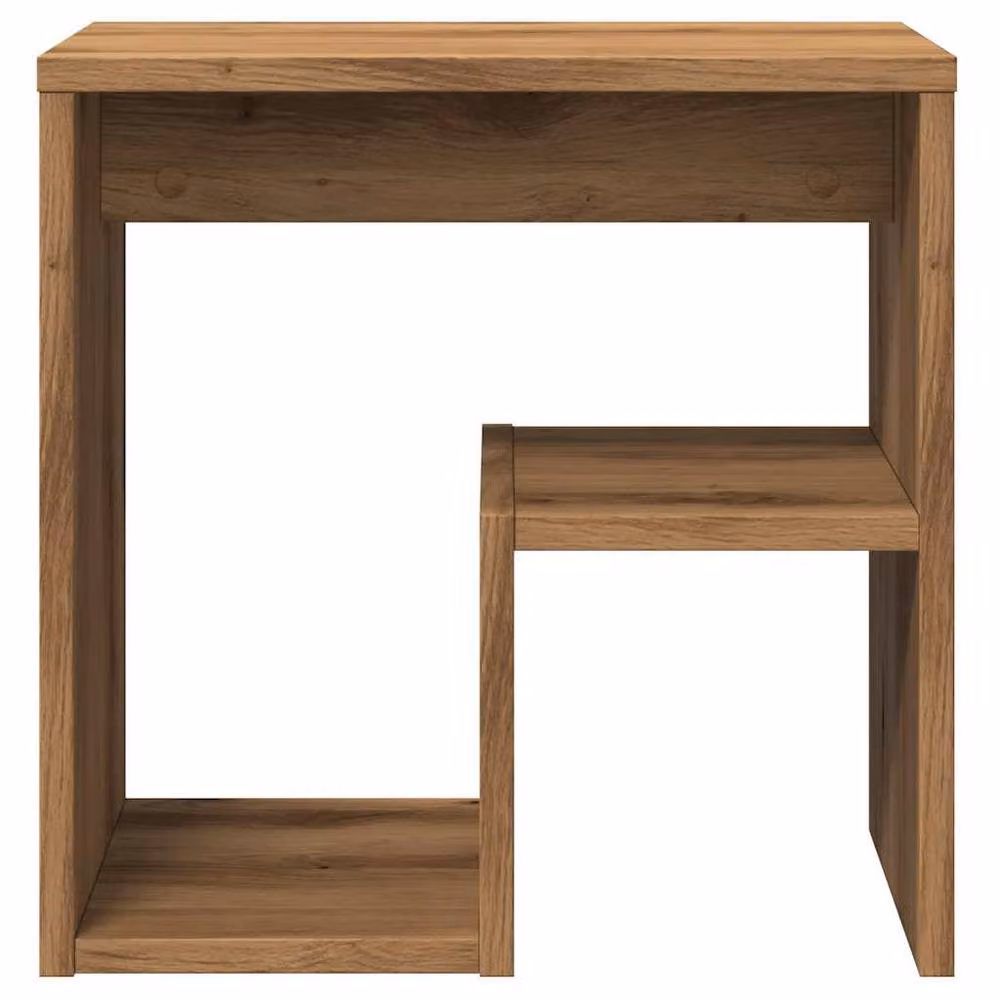Berkfield Home Set of 2 Artisan Oak Bedside Cabinets in Brown, W/D/H: 40 x 30 x 40 cm – 4