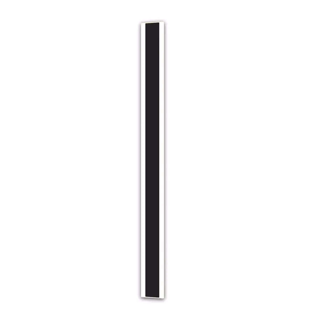 ENER-J Modern LED Outdoor Wall Light Bar, Black, Warm White, IP65 Waterproof, 24W, W: 120 cm – 2