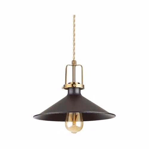Netlighting Ideal Lux Eris3 Indoor Dome Ceiling Pendant Lamp in Black with E27 Socket – 1