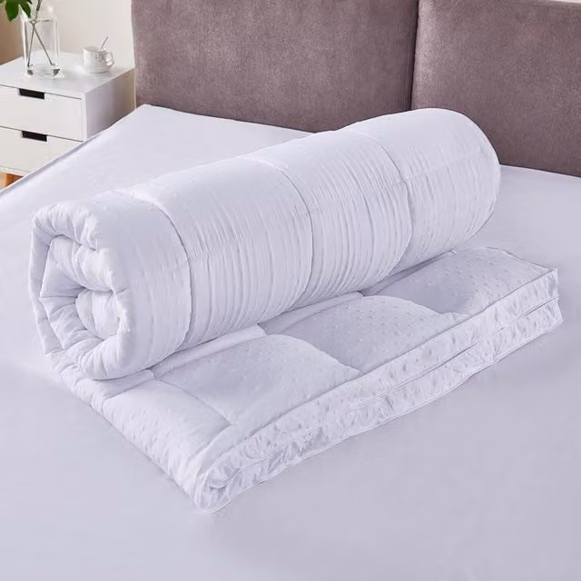 Kampala Hill 5cm 3D Microfibre Bubble Mattress Topper, White, Single