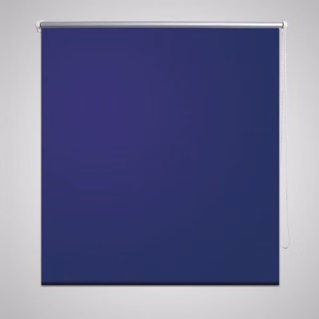 Berkfield Home Blackout Roller Blind, Blue, W: 80 cm, H: 175 cm