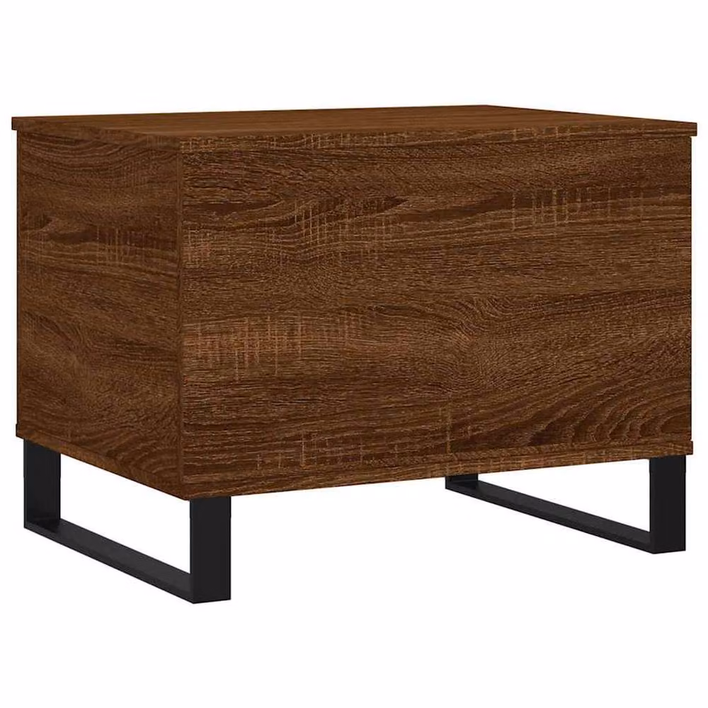 Berkfield Home Modern Coffee Table in Brown Oak with Lift Mechanism, W/D/H: 60 x 44.5 x 45 cm – 4