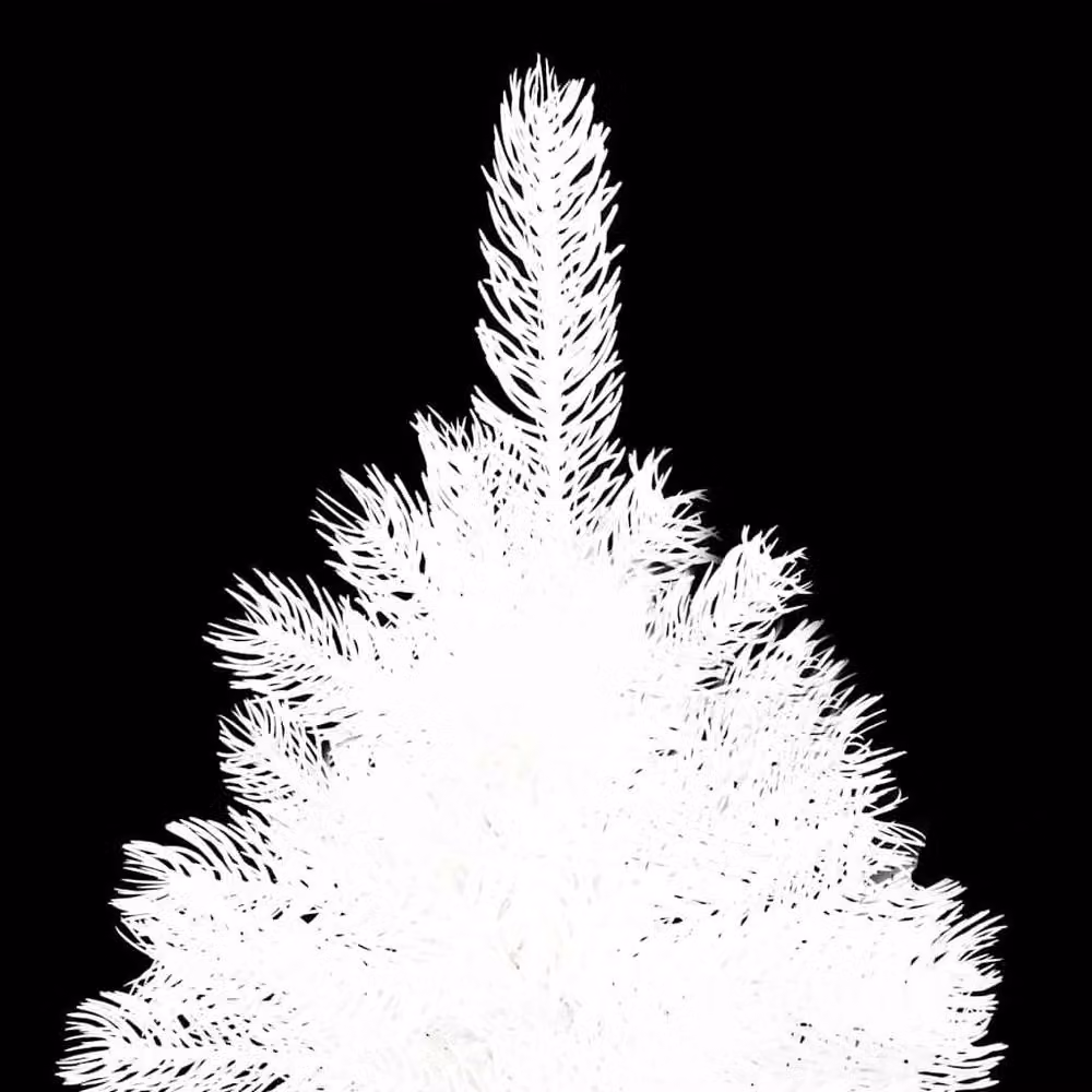 Berkfield Home Pre-lit Artificial Christmas Tree with Ball Set, White, Height: 120 cm – 3