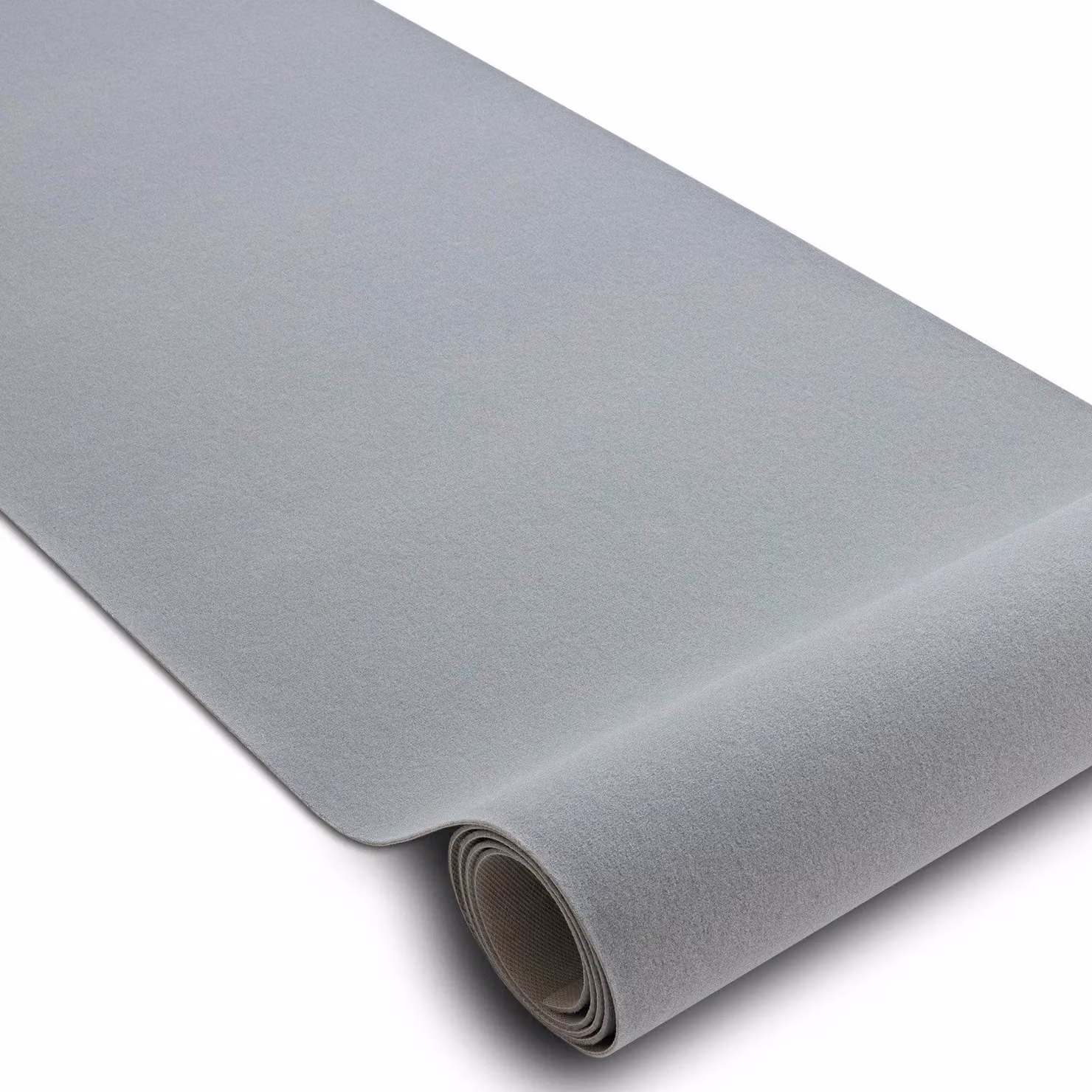 RugsX Anti-Slip Rumba Runner in Grey, W: 200 cm, L: 390 cm – 2