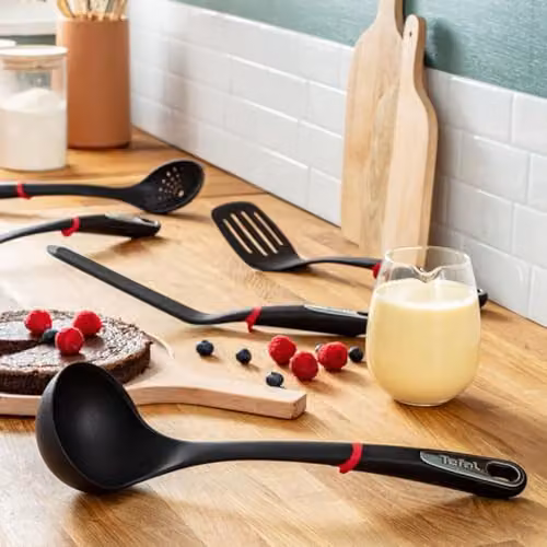 Tefal Ingenio Heat Resistant Black Ladle with Stainless Steel and Silicone – 2
