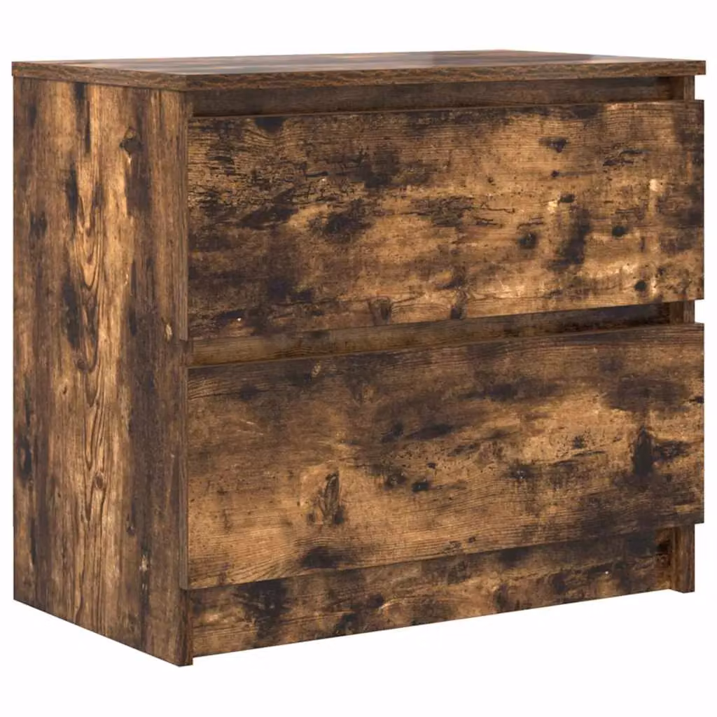 Berkfield Home Smoked Oak TV Cabinet in Brown, W/D/H: 60 x 35 x 54 cm – 2