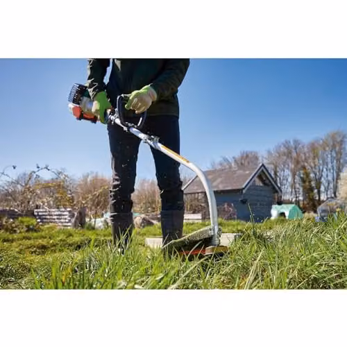Draper 16056 2-in-1 Petrol Grass and Hedge Trimmer, 33cc/2HP, Blue – 2