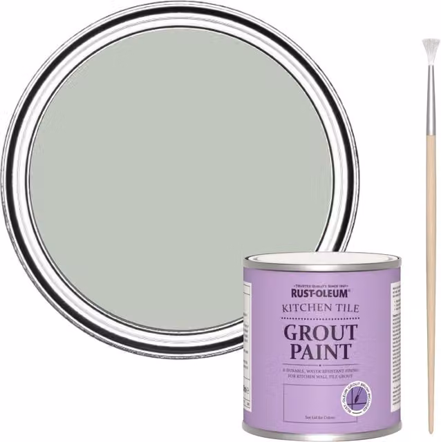 Rust-Oleum Kitchen Grout Paint in Chalk Green, 250ml