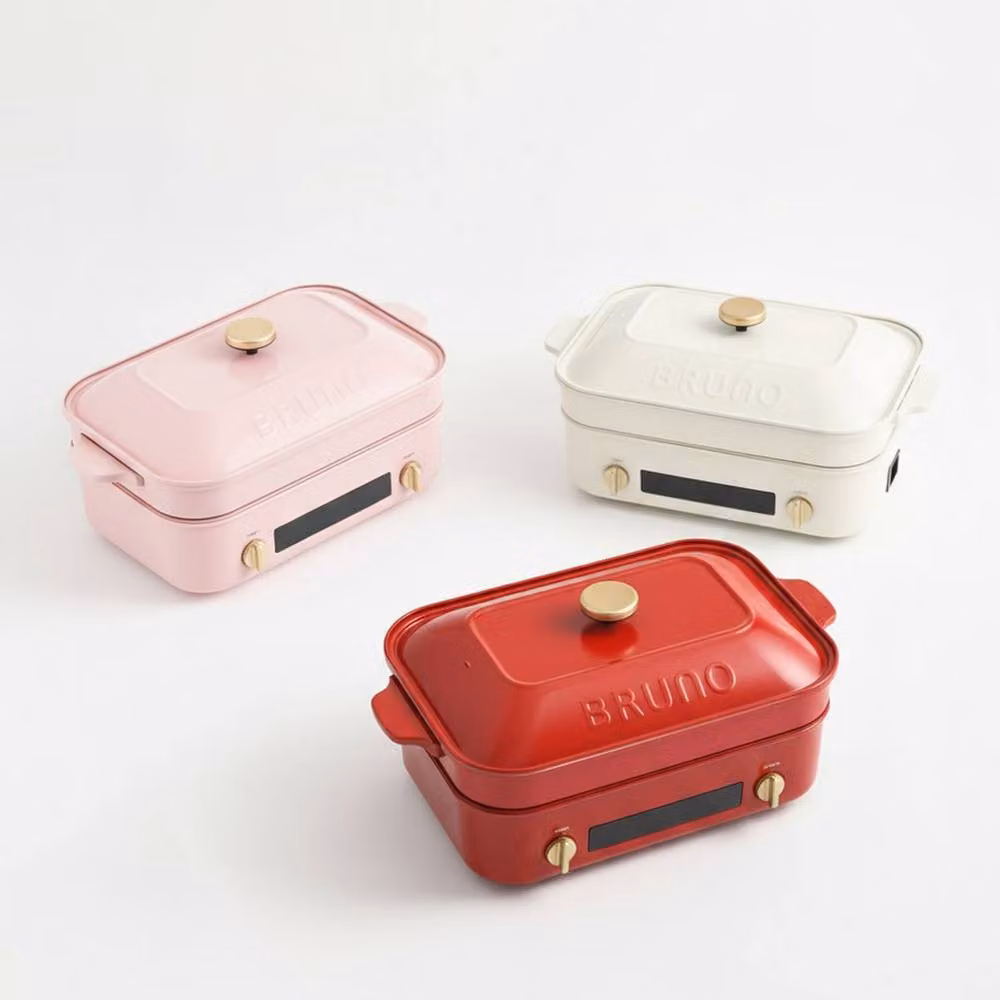 BRUNO Digital Hot Plate with Smooth Plate and Adjustable Thermostat in Pink – 3