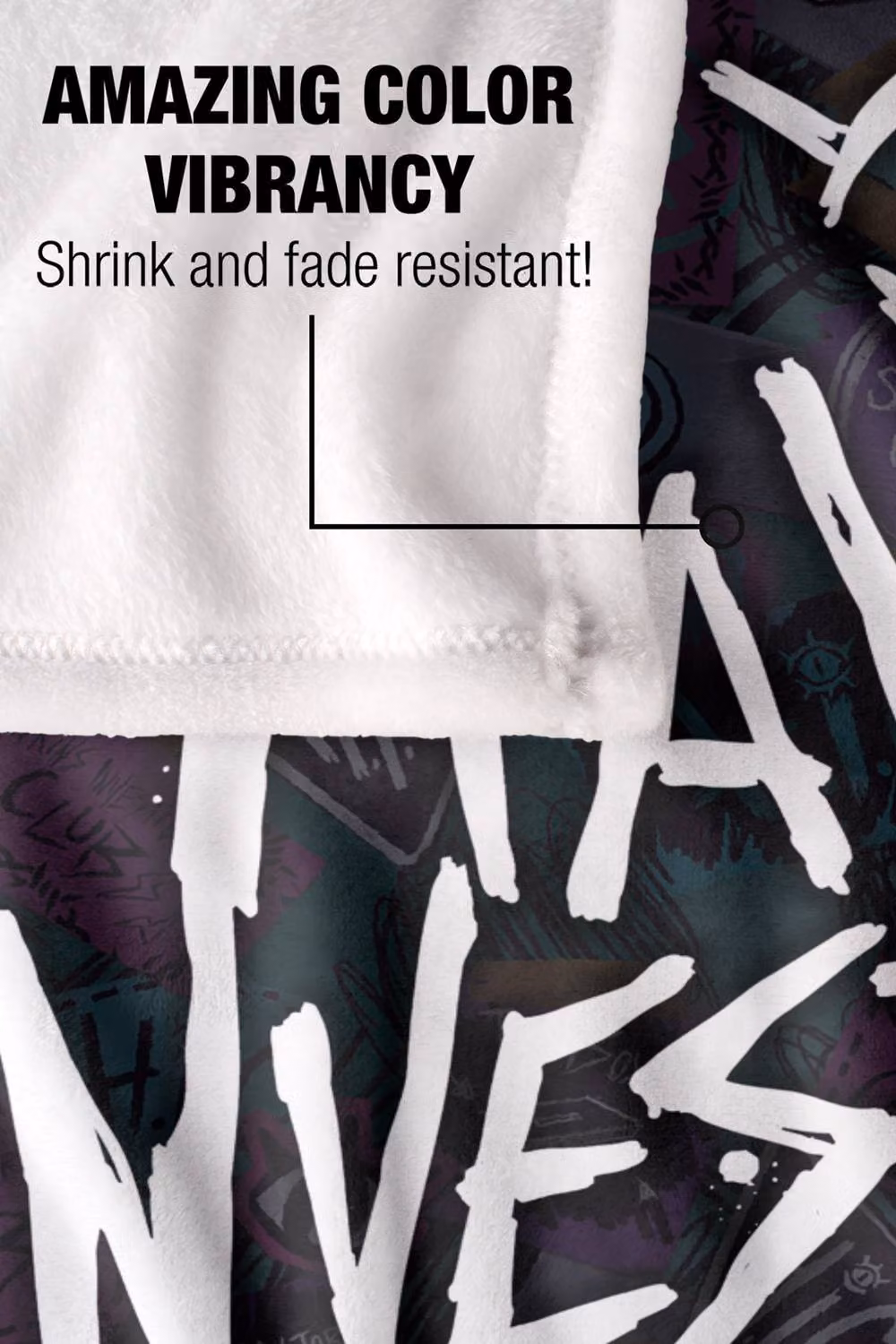 Netflix Stranger Things Tales From 85 Hic Scribble Multicolour Microfibre Fleece Blanket – 6
