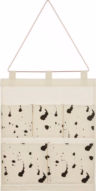 Orsina White Abstract Wall Pocket
