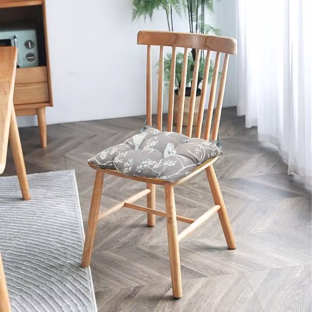 Roseley Square Seat Cushion Pads in Grey