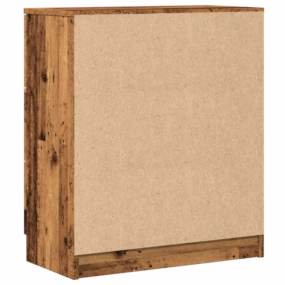 Berkfield Home Rustic Old Wood Sideboard in Brown, W/D/H: 60 x 30 x 70 cm – 4