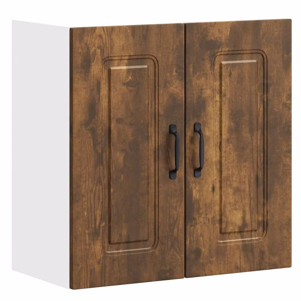 Berkfield Home Kalmar Kitchen Wall Cabinet in Smoked Oak Brown, W/D/H: 60.0 x 31.0 x 60.0 cm – 3