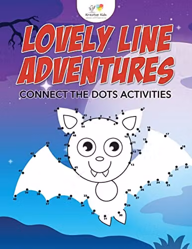 Kreative Kids Lovely Line Adventures Connect the Dots Activities Multicolour Paper Book