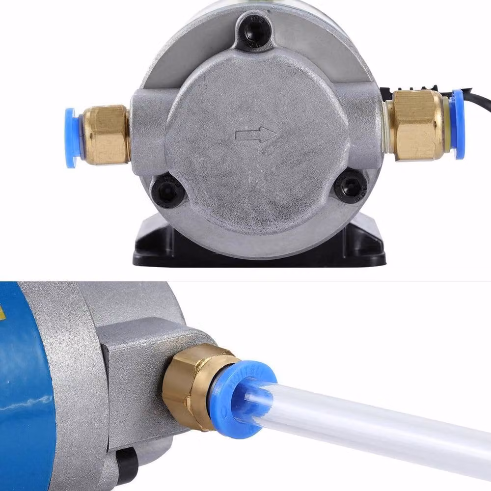 NESTLUNE 12V Car Diesel Electric Fuel Transfer Pump Oil Dispenser, Blue – 4