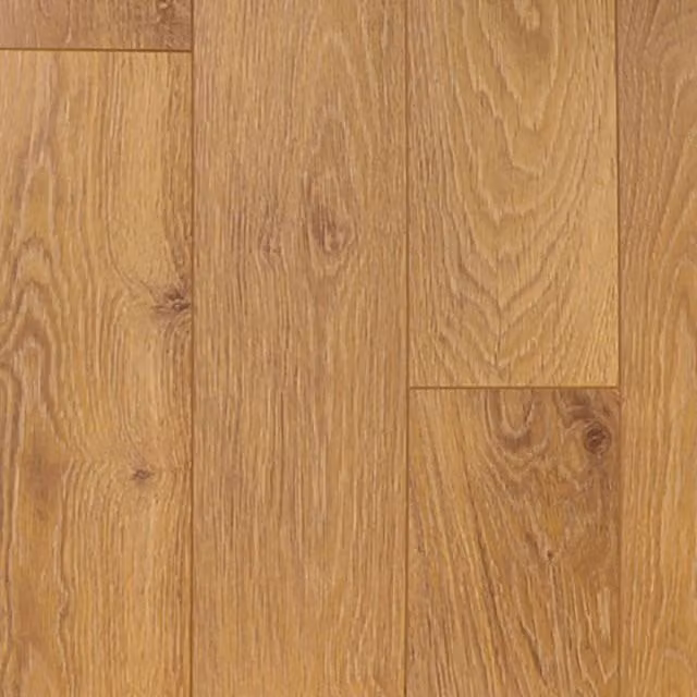 Vinyl Flooring UK Lovla Wood Effect 8mm Water Resistant Laminate Flooring, 9 Planks, Covers 2.179sqm, Light Oak