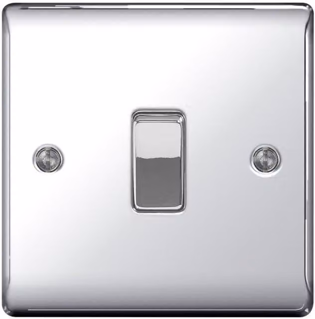 BG 10AX 2 Way Switch in Chrome
