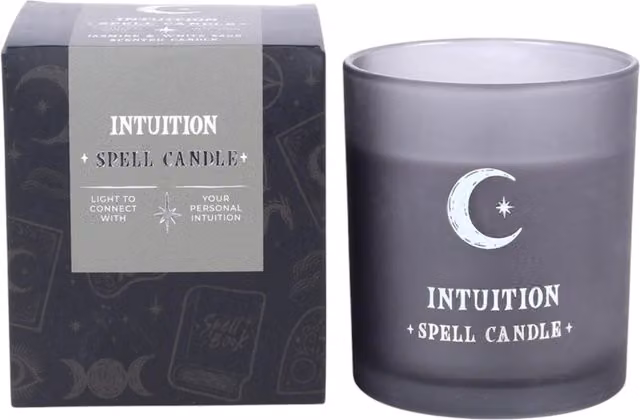 Kingsbury Gifts Mystic Celestial Spell Votive Candle in Charcoal Grey