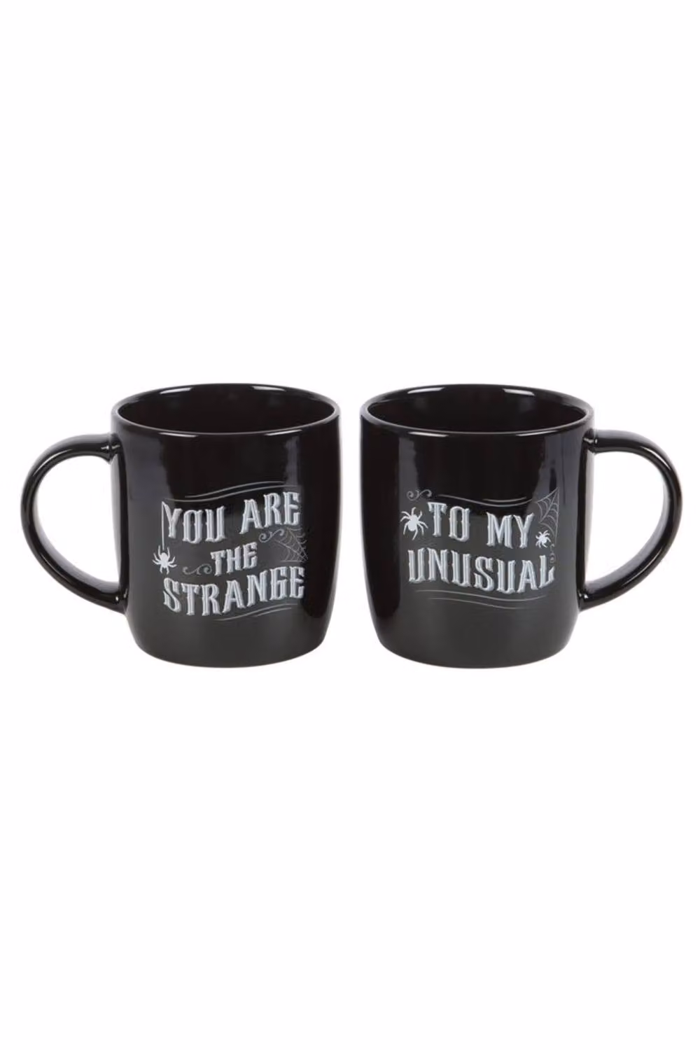 KDMD Strange & Unusual Couples Mug Set in Black – 2