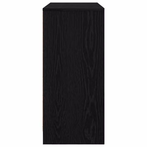 vidaXL Modern Black Oak Sideboard in Matt MDF, W/D/H: 85 x 34 x 76 cm – 7