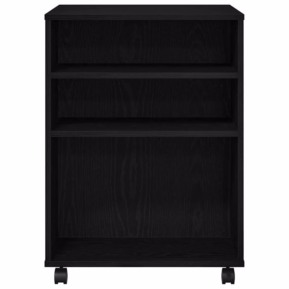 Berkfield Black Oak Home Storage Cabinet W: 60 cm, D: 53 cm, H: 72.5 cm – 6