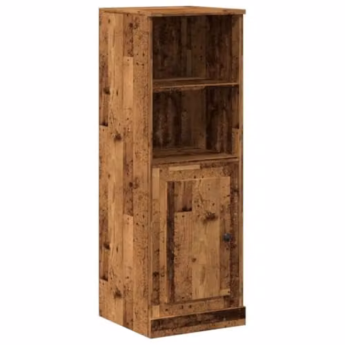 vidaXL Highboard in Old Wood Brown, W/D/H: 36.0 x 35.5 x 103.5 cm
